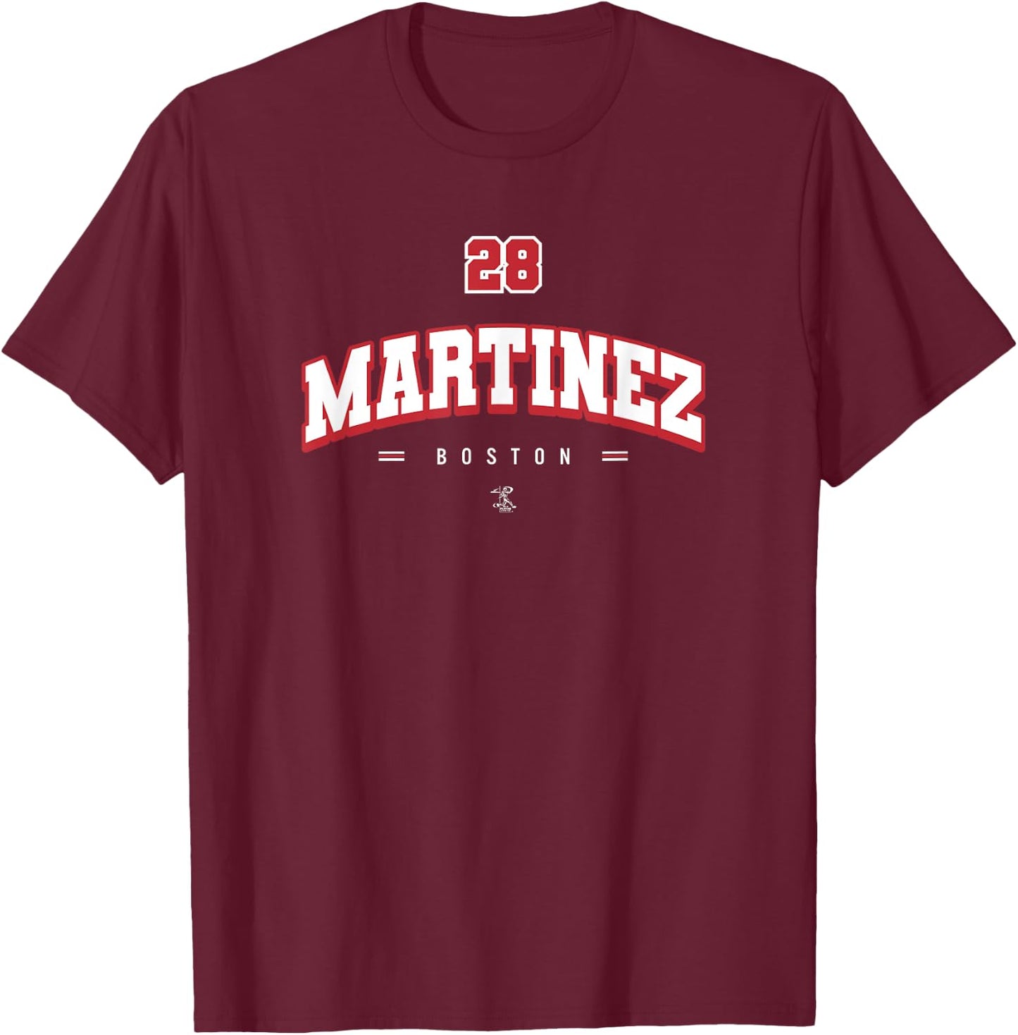 JD Martinez Player Arch Gameday T-Shirt - T-Shirt | Maroon