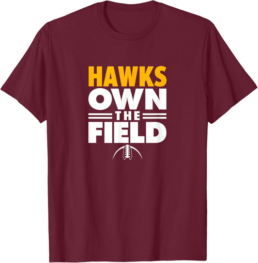 Rossview High School Own the Field T-Shirt - T-Shirt | Maroon