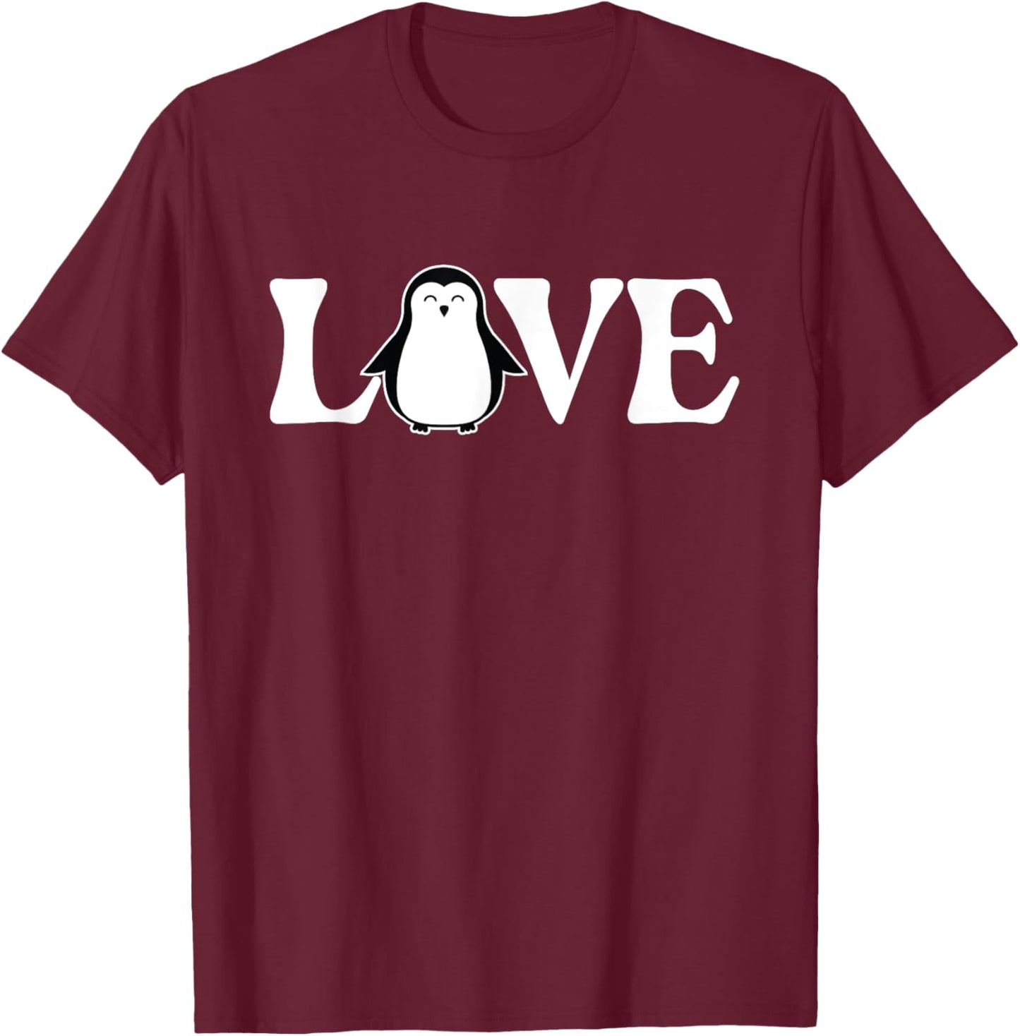 Love Penguins - Penguin Lover Bird Watcher Aquatic Bird T-Shirt - T-Shirt | Maroon