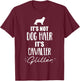 It's not dog hair, it's Cavalier King Charles T-Shirt - T-Shirt | Maroon