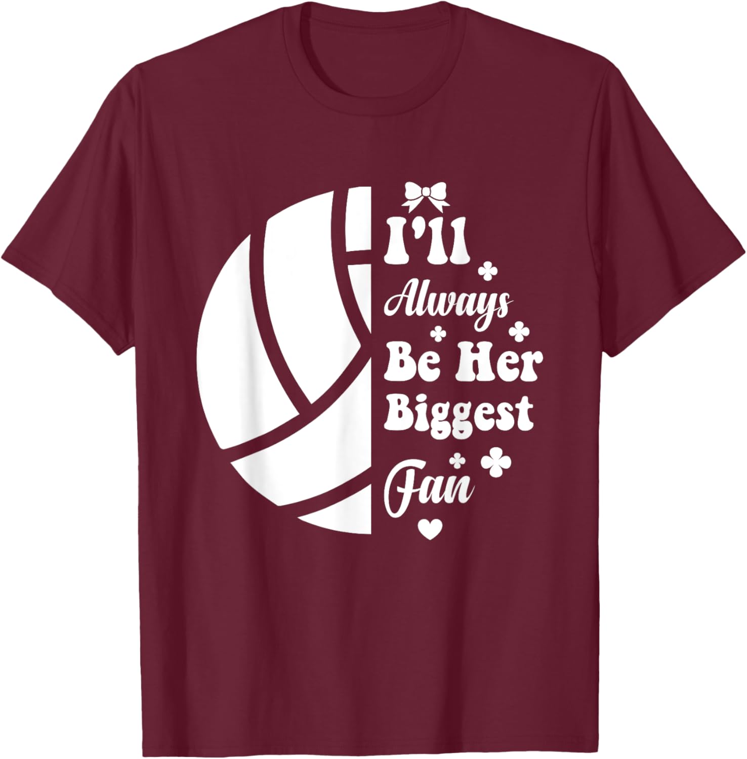 Volleyball Player Funny Volleyball Lover Volleyball Fans T-Shirt - T-Shirt | Maroon