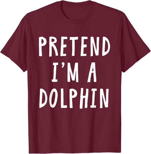 Pretend Im A Dolphin Costume Women Kids Halloween Costume