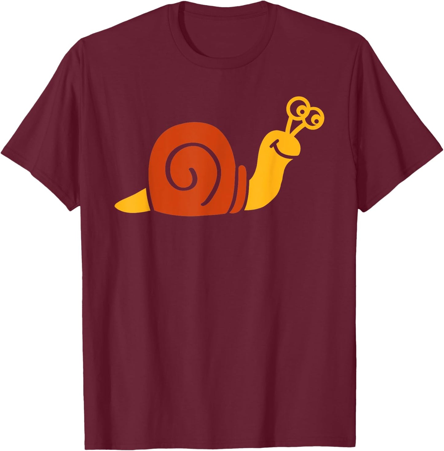 Red snail T-Shirt - T-Shirt | Maroon