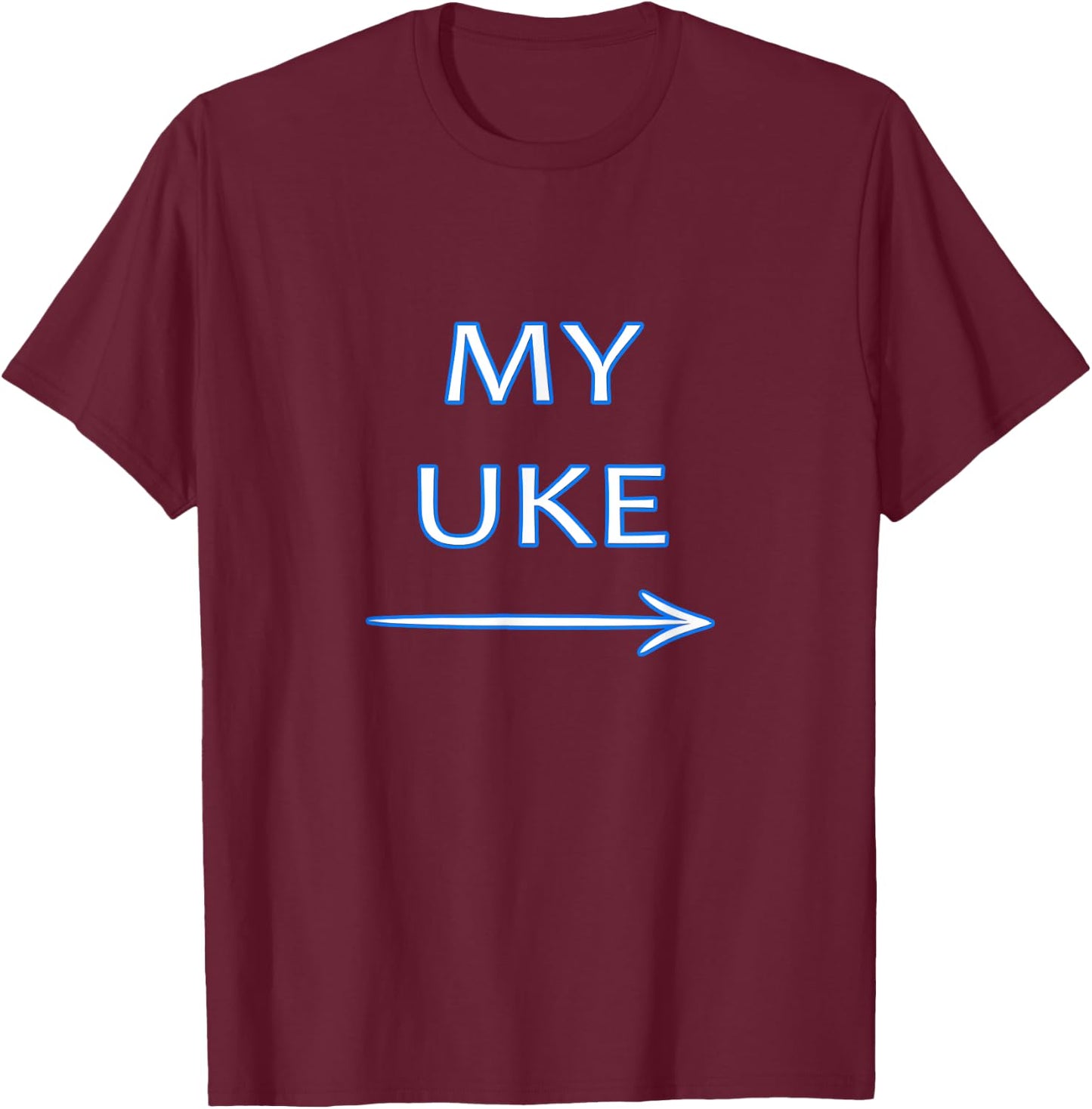 My Uke great for Gay Yaoi Anime lovers T-Shirt - T-Shirt | Maroon