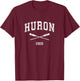 Huron Ohio Vintage Nautical Paddles Sports Oars T-Shirt - T-Shirt | Maroon