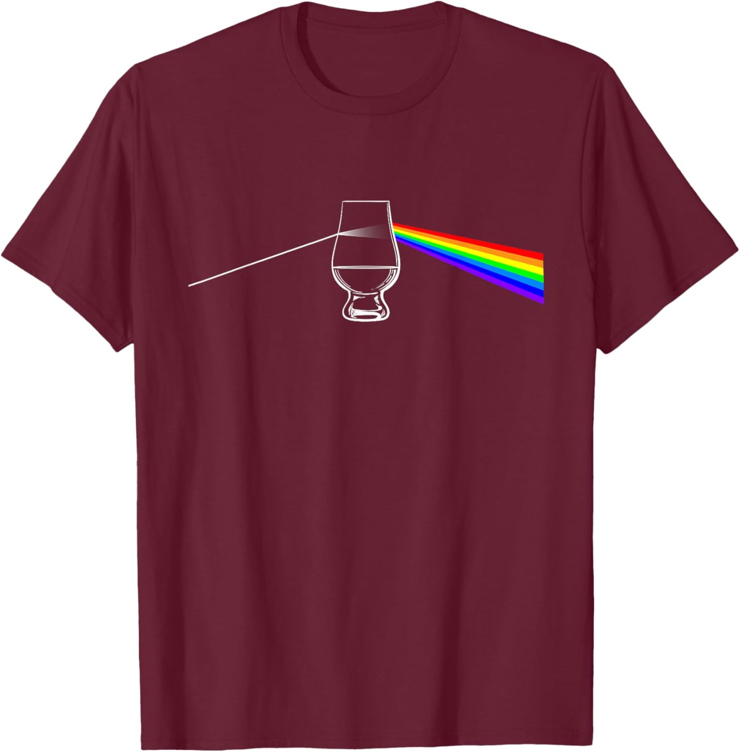 Dark Side of the Glen for Whiskey Stocking Stuffer Gifts T-Shirt - T-Shirt | Maroon