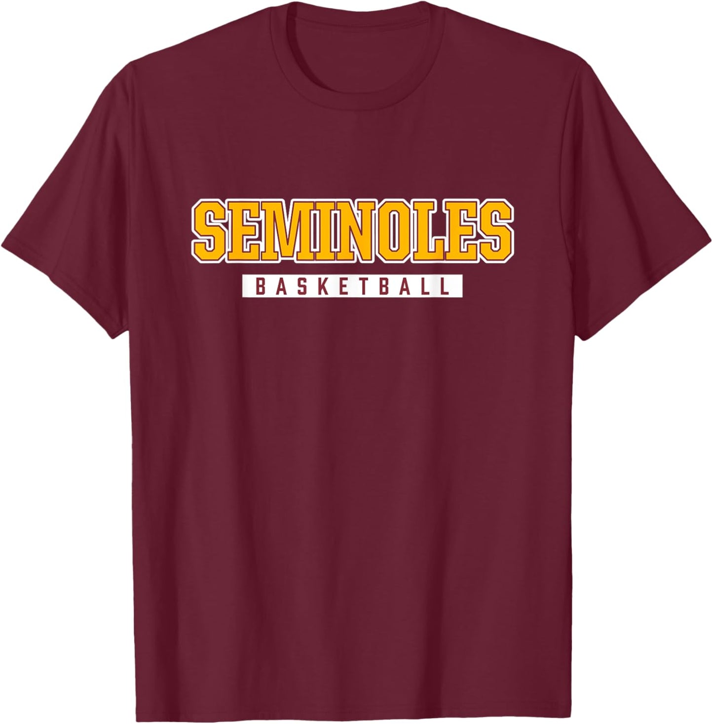 Seminoles Basketball Creekside High School T-Shirt - T-Shirt | Maroon