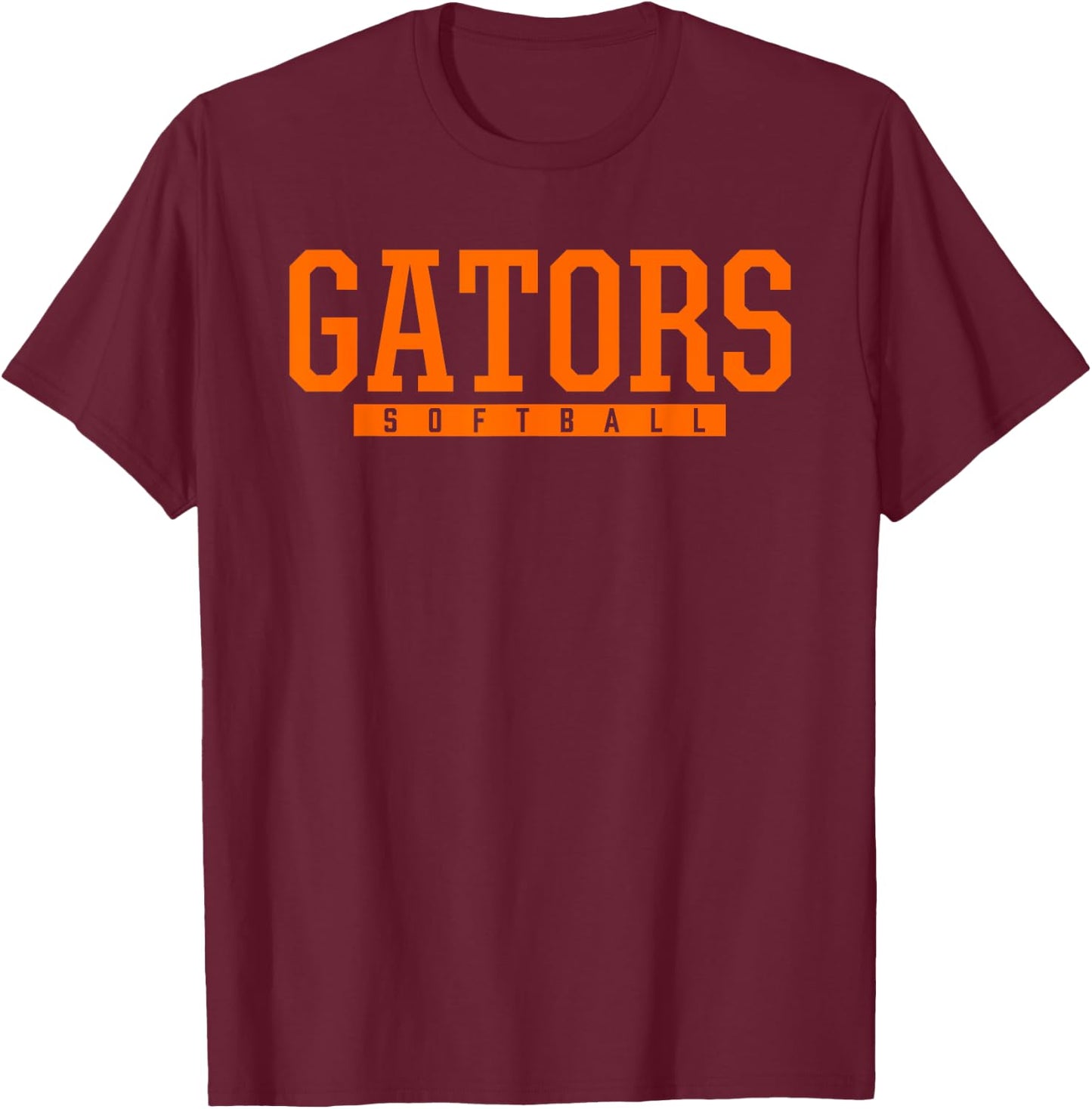 Palm Beach Gardens Gators Softball HS T-Shirt - T-Shirt | Maroon