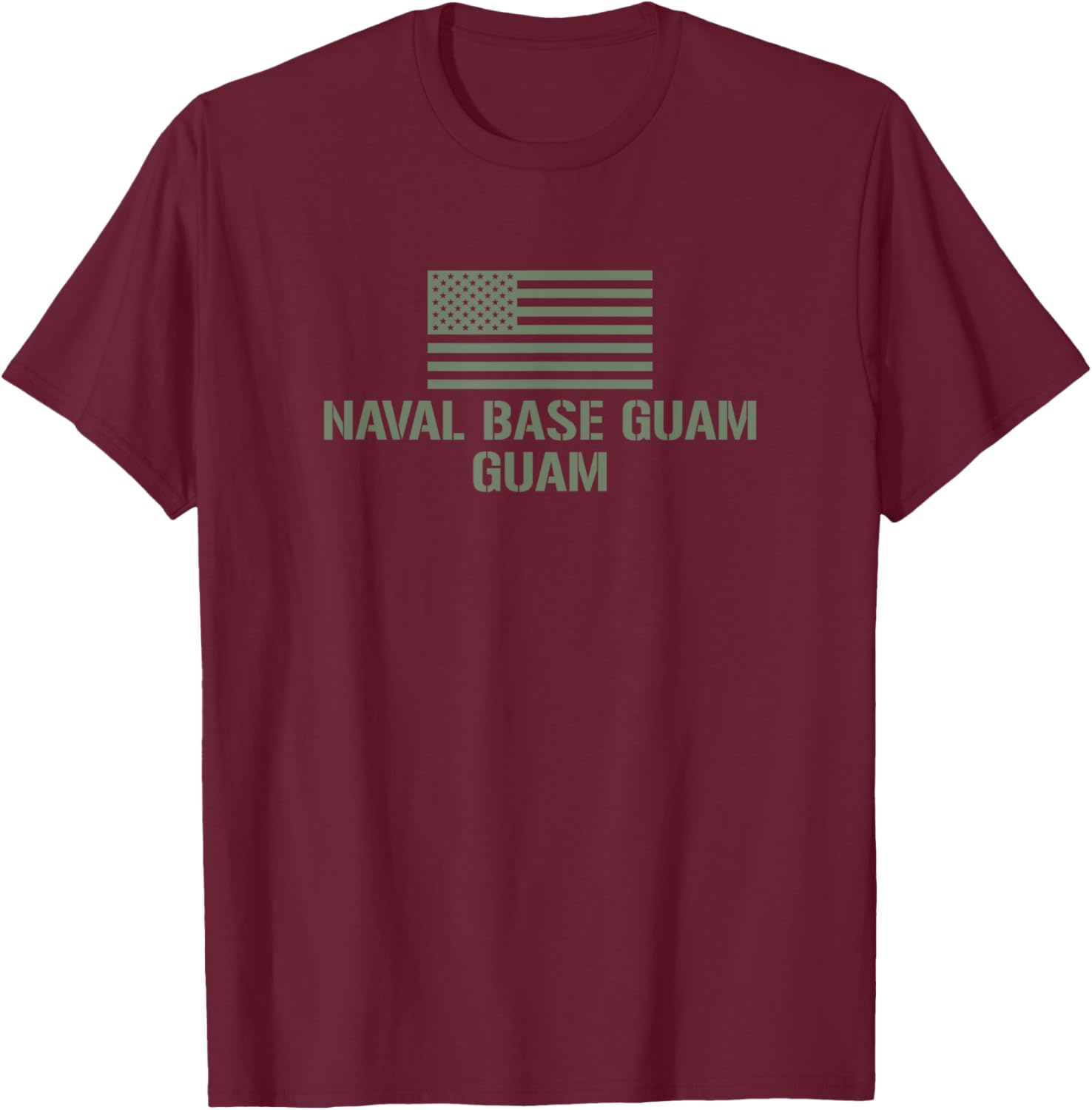 Naval Base Guam T-Shirt - T-Shirt | Maroon