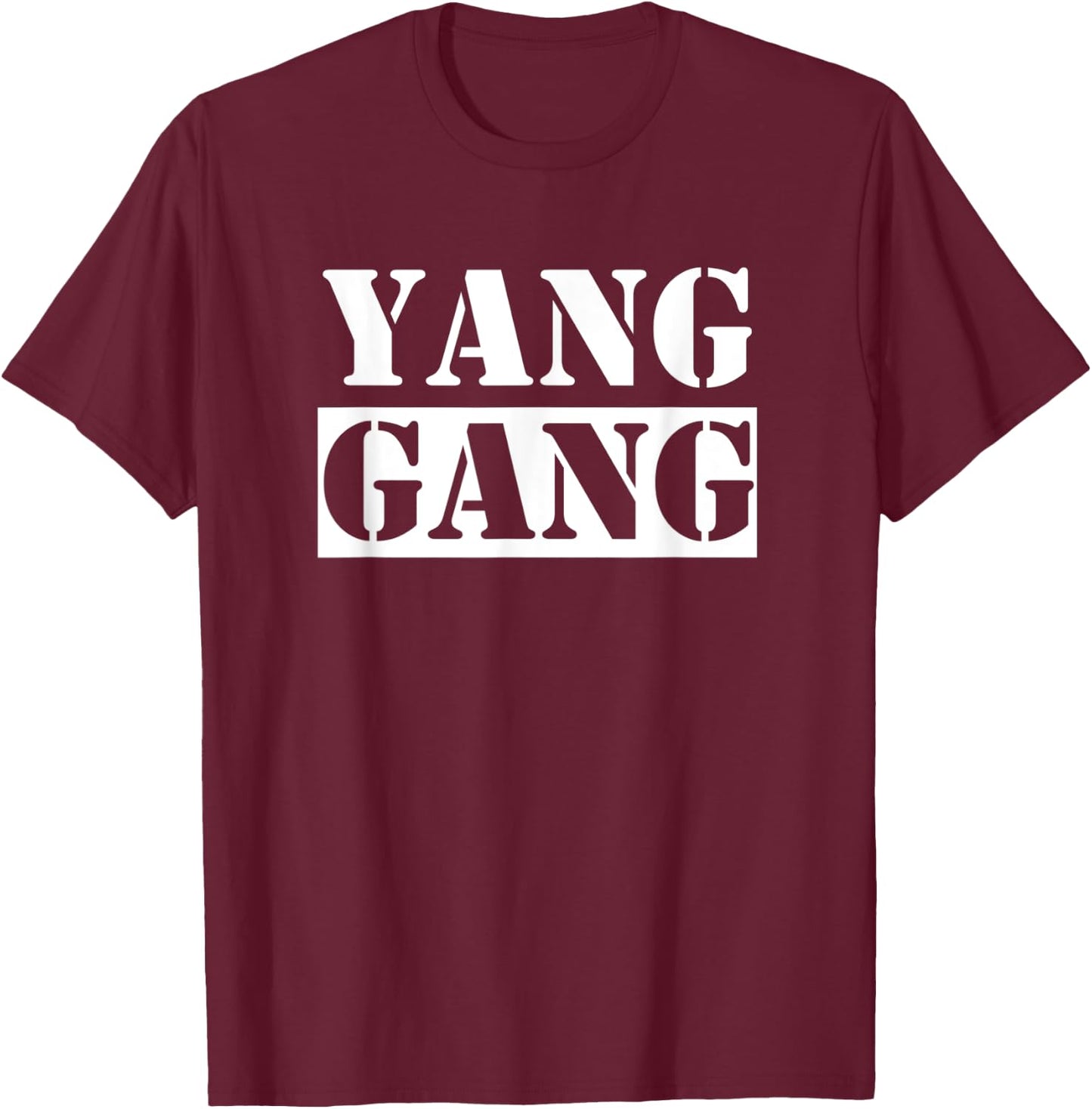 Andrew Yang 2020 T Shirt for Yang Gang Democratic Voters T-Shirt - T-Shirt | Maroon