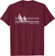 Swampscott MA Vintage Sailing 70s Nautical Sailboat T-Shirt - T-Shirt | Maroon