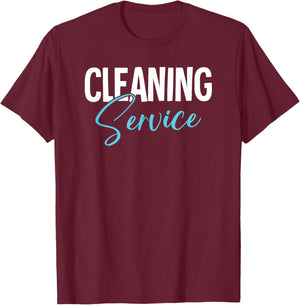 Cleaning Service T-Shirt - T-Shirt | Maroon
