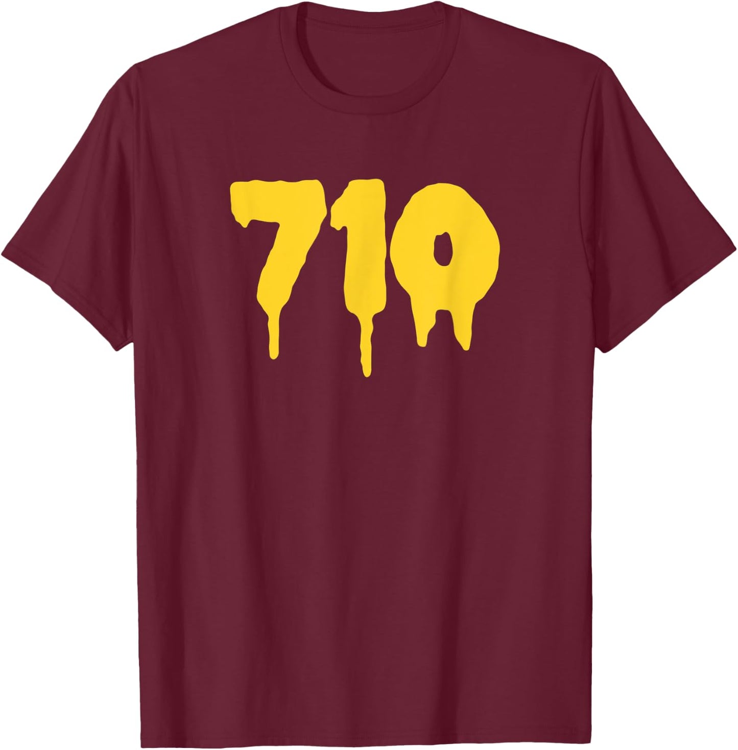 710 T Shirt For Stoners Gift Weed Oil Wax Shatter 420 T-Shirt - T-Shirt | Maroon