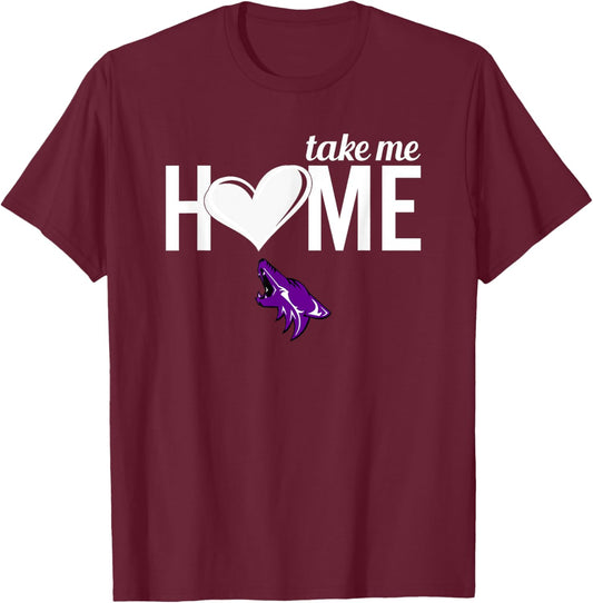 Anna Coyotes Logo Take Me Home HS T-Shirt - T-Shirt | Maroon