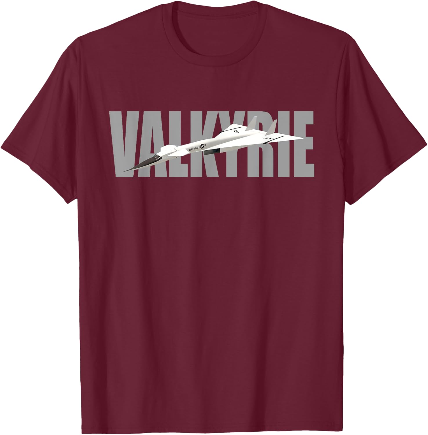 XB-70 XB70 Valkyrie US Bomber Jet Airplane plane T-Shirt - T-Shirt | Maroon