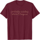 Probably Reading About Dragons T-Shirt - T-Shirt | Maroon
