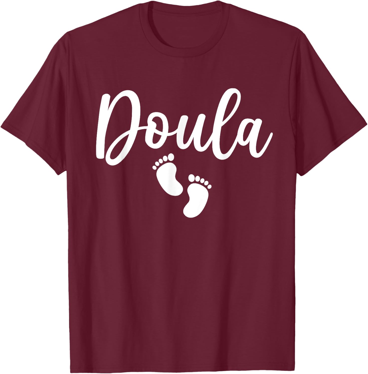 Cute Doula Art Girls Birth Worker Nursing Doula T-Shirt - T-Shirt | Maroon