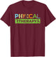 PT Physical Therapy Gift Therapist Month T-Shirt - T-Shirt | Maroon