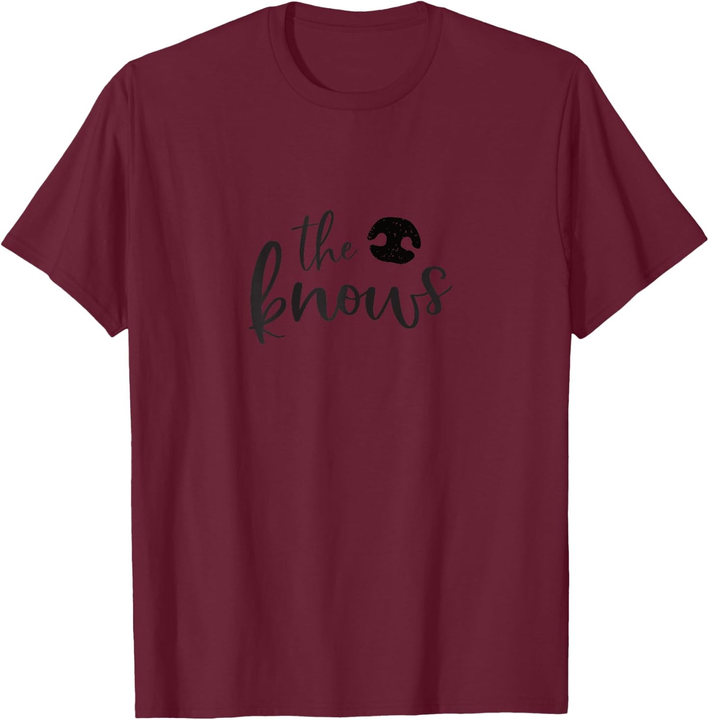 Canine Scentwork Nose Knows Scent Dog Nosework Training Gift Women T-Shirt - T-Shirt | Maroon