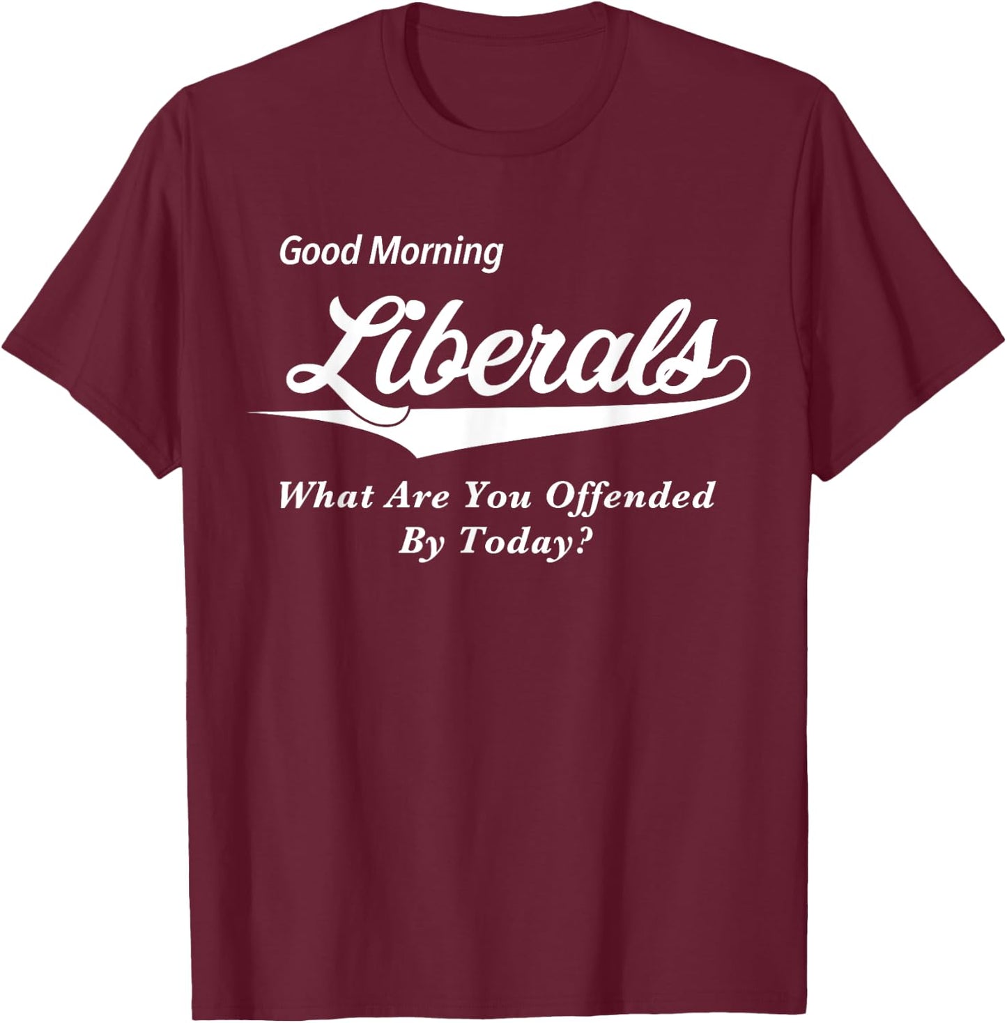 Funny Anti Liberal Gifts for Conservative Republicans T-Shirt - T-Shirt | Maroon