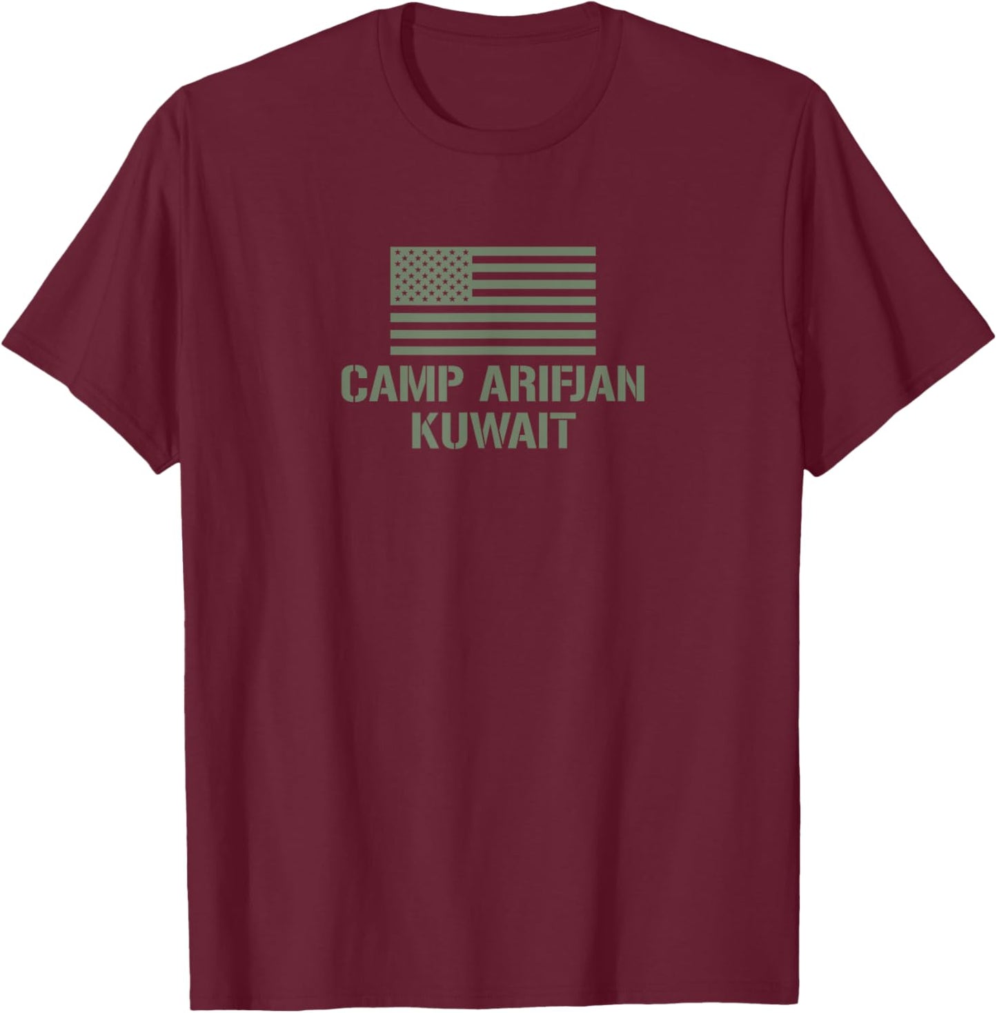 Camp Arifjan T-Shirt - T-Shirt | Maroon