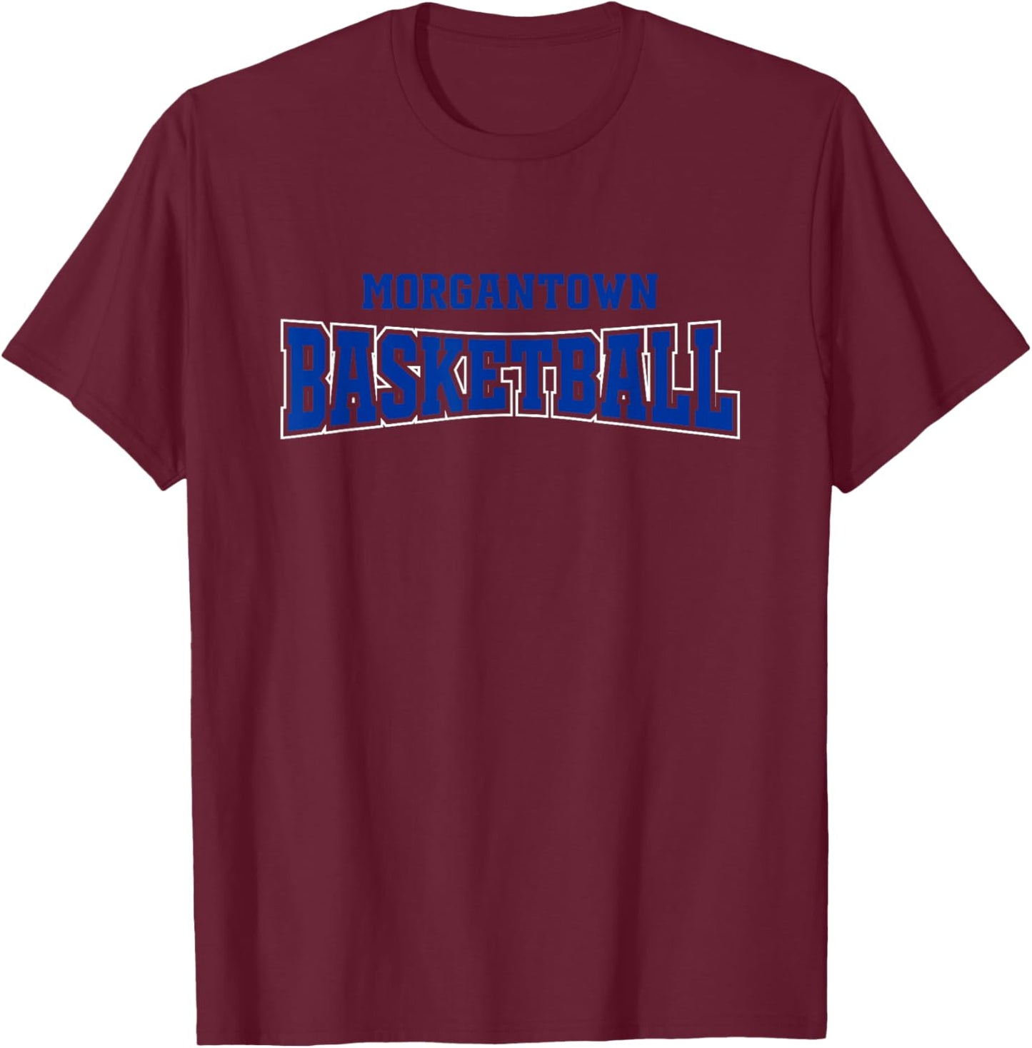 Morgantown High School Basketball Warp HS T-Shirt - T-Shirt | Maroon