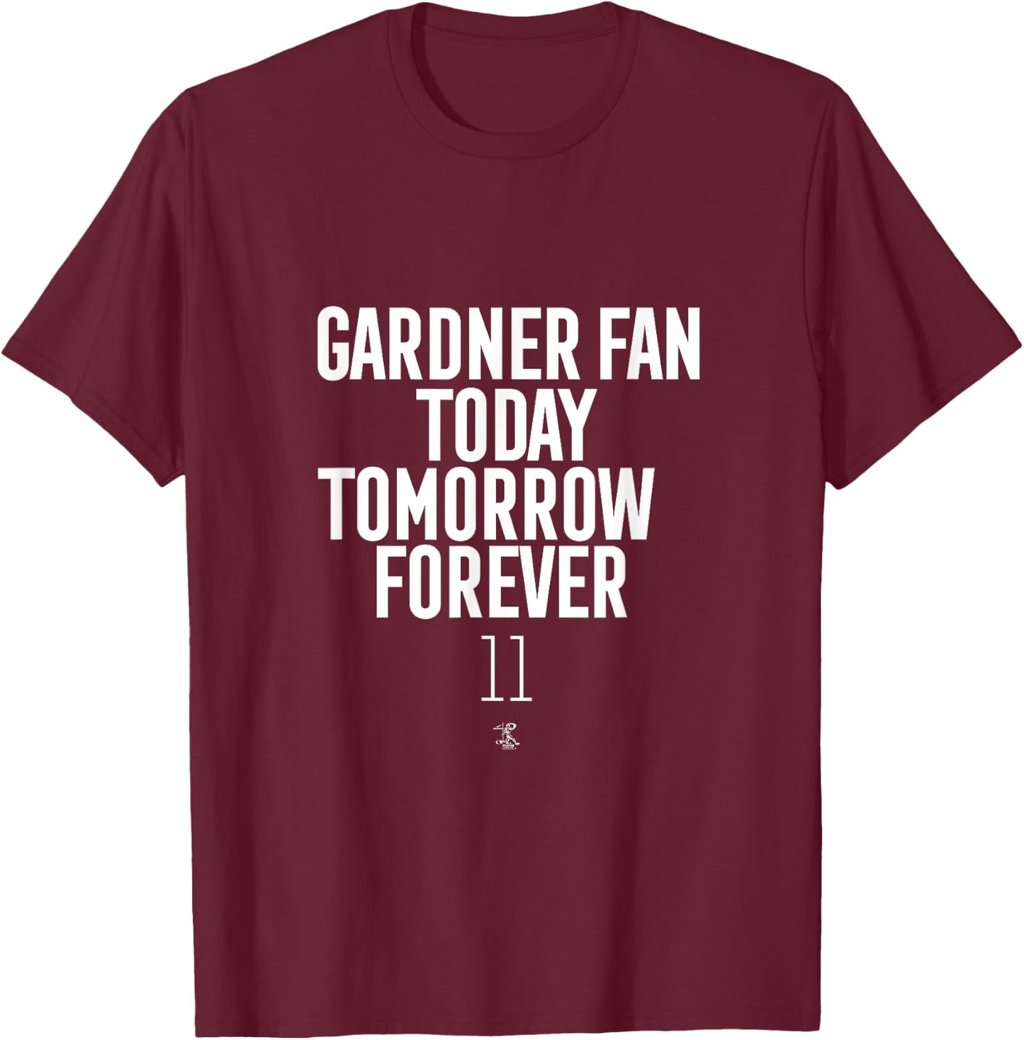 Brett Gardner Today Tomorrow Forever Gameday T-Shirt - T-Shirt | Maroon