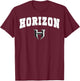 Horizon High School Scorpions C2 T-Shirt - T-Shirt | Maroon