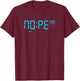 Nope O'Clock Funny Procrastinator Lazy Person Gift T-Shirt - T-Shirt | Maroon