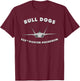 525th Fighter Squadron The Bull Dogs T-Shirt - T-Shirt | Maroon
