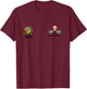Mario Kart Bowser Est 1992 King Koopa Race Schematics T-Shirt - T-Shirt | Maroon