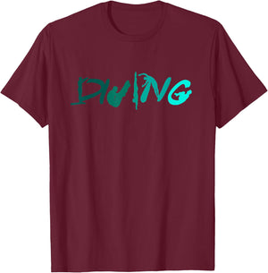 Jumping Board Diving Gifts Platform T-Shirt - T-Shirt | Maroon