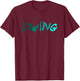 Jumping Board Diving Gifts Platform T-Shirt - T-Shirt | Maroon