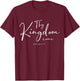 Christian Bible Verse Thy Kingdom Come Lords Prayer T-Shirt - T-Shirt | Maroon