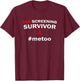 Funny TSA Pat-Down survivor metoo wear to airport T-Shirt - T-Shirt | Maroon