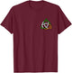 Irish Celtic Cross Knot Ireland Flag Clover T-Shirt - T-Shirt | Maroon