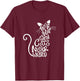 Time Spent With Cats Is Never Wasted - Cat Lover Kitten Men Women Girls Kids T-Shirt - T-Shirt | Maroon