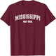 Mississippi T-Shirt - T-Shirt | Maroon