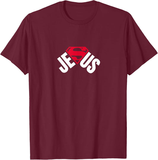Jesus Is My Superpower - My Everything Protection Faith T-Shirt - T-Shirt | Maroon