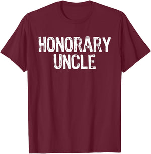 Honorary Uncle T-Shirt - T-Shirt | Maroon