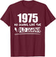 Reunion 1975 No School Like Old School Funny Best Friend T-Shirt - T-Shirt | Maroon