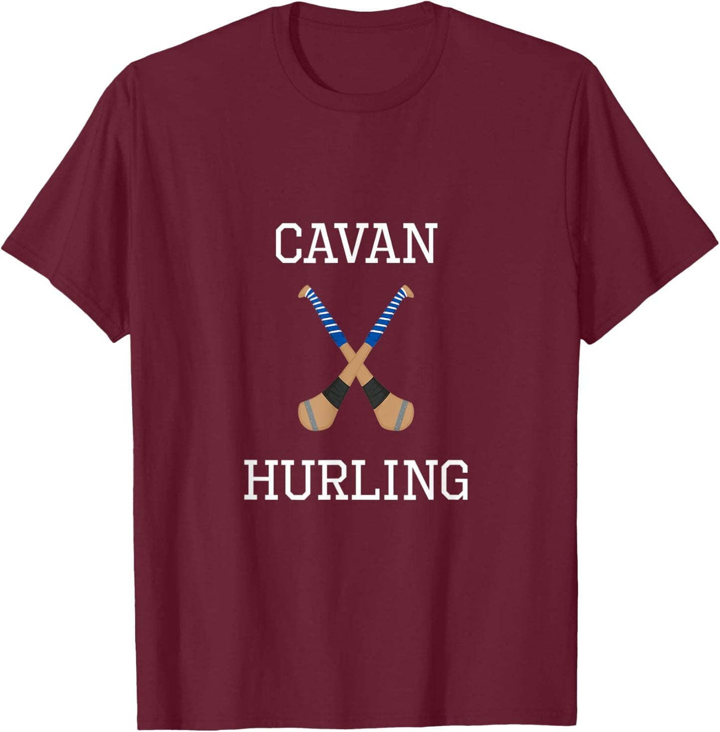 Cavan Hurling Irish County Ireland Hurling T-Shirt - T-Shirt | Maroon