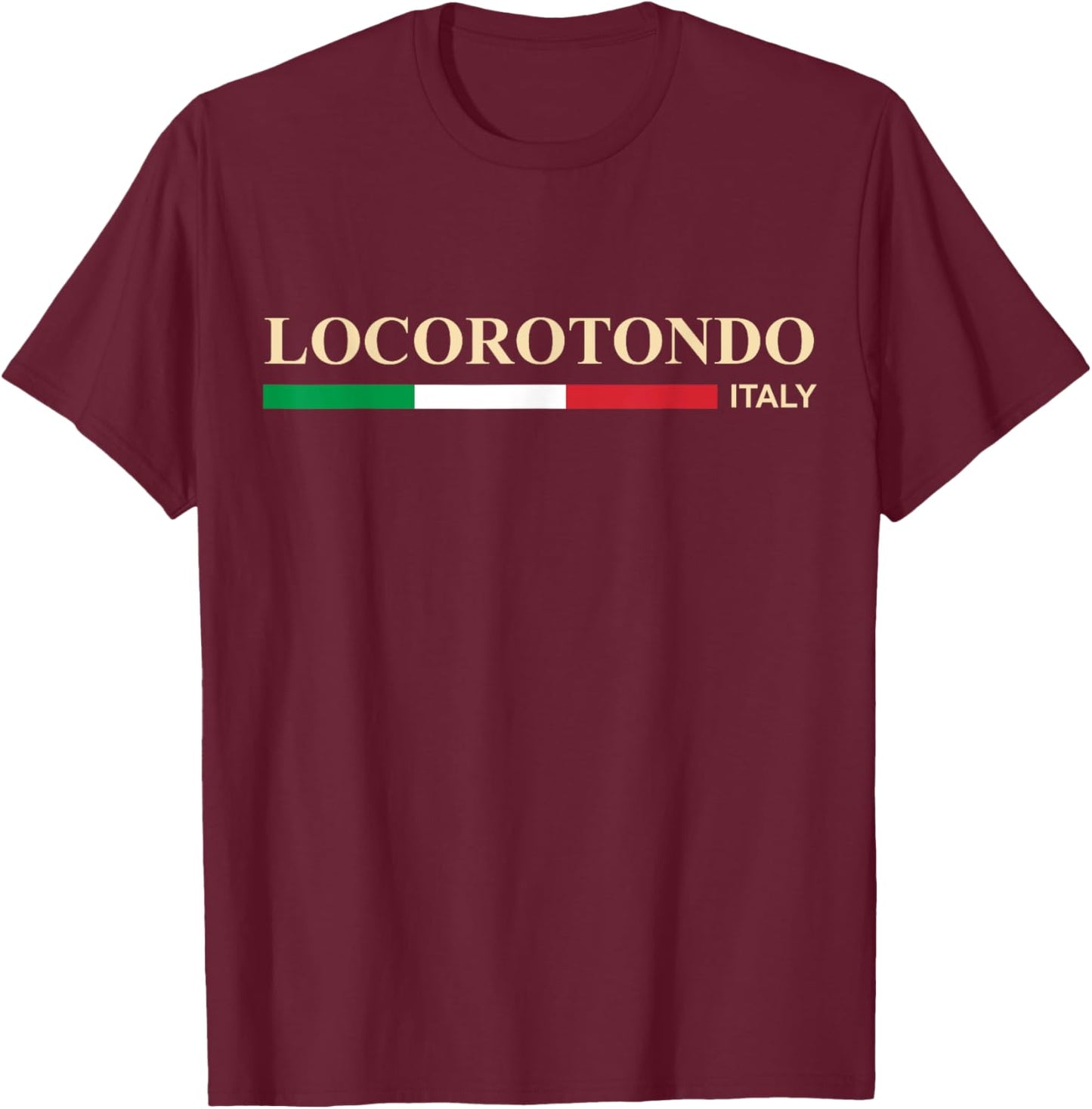 Locorotondo Italy T-Shirt - T-Shirt | Maroon