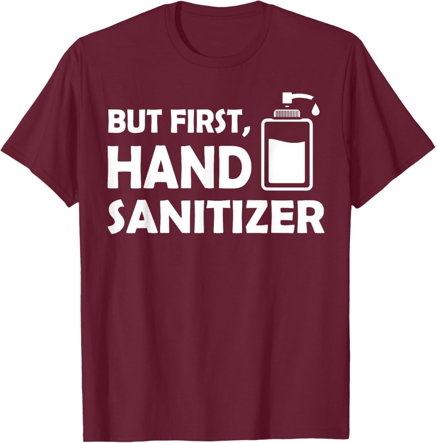Germaphobe Gifts Men Women Kids Funny Germaphobe T-Shirt - T-Shirt | Maroon