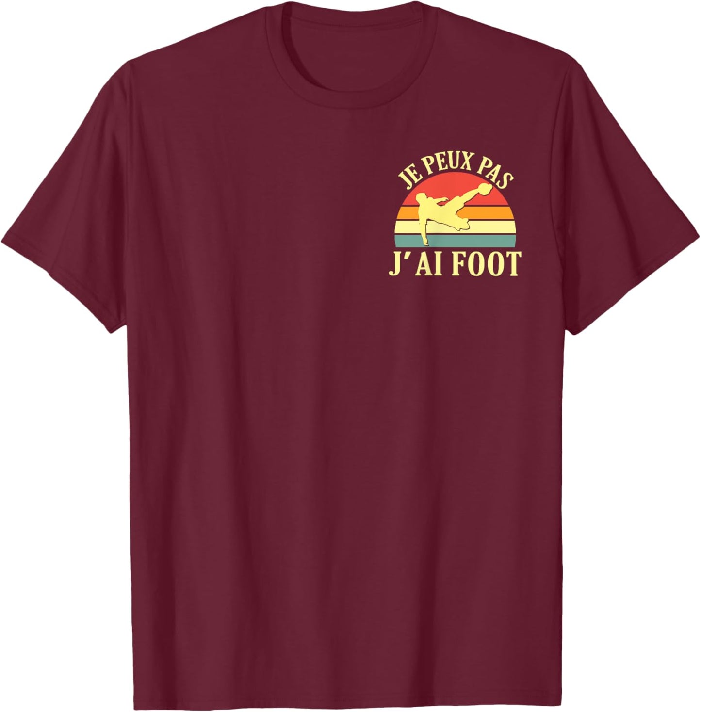 I Can't Have Football Football Player Fans Funny , Black, S T-Shirt - T-Shirt | Maroon