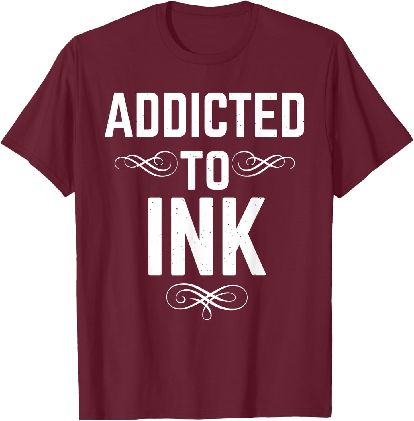 Best Tattoo Art Women Tattoo Artist Tattoo Lover T-Shirt - T-Shirt | Maroon
