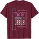 Leave The Judging To Jesus T-Shirt - T-Shirt | Maroon