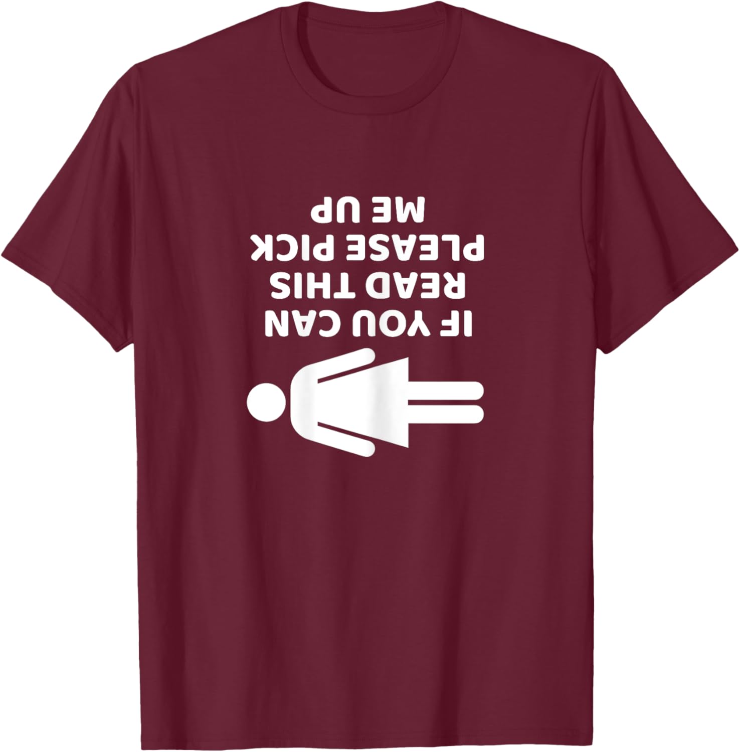 Funny Falls Risk Balance Issues Trip Hazard Falling Over T-Shirt - T-Shirt | Maroon