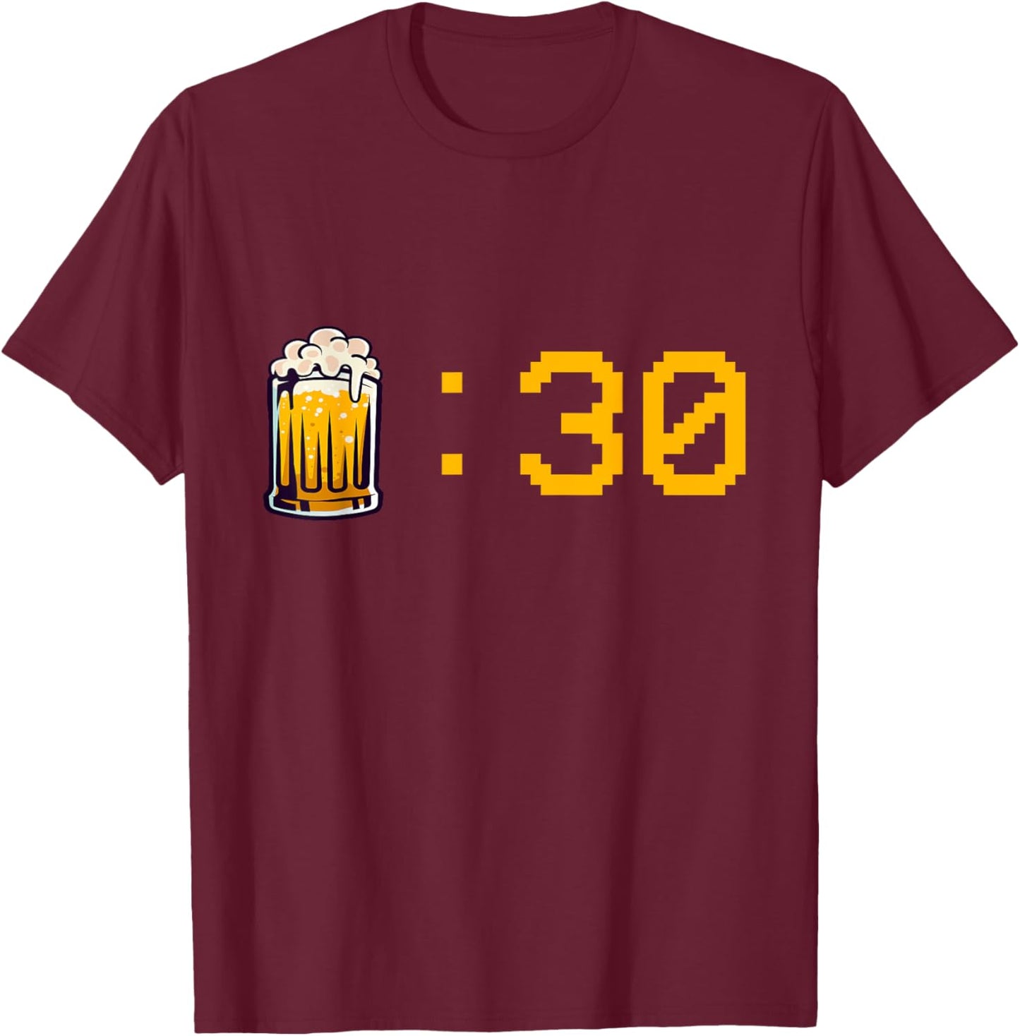 Oktoberfest Beer Thirty Funny German Drinking Craft Brew Men T-Shirt - T-Shirt | Maroon