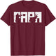 Papa Hunting Fathers Day Deer Hunter Dad Daddy Grandpa Men T-Shirt - T-Shirt | Maroon